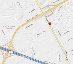 Map to Taqueria Cazadores